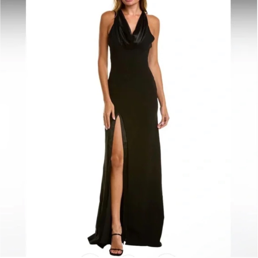 Cinq Sept Jill Cowl Front Maxi Gown Nwt Size 10
